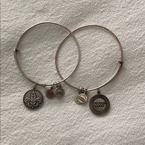 Alex and Ani Kappa Kappa Gamma bracelets